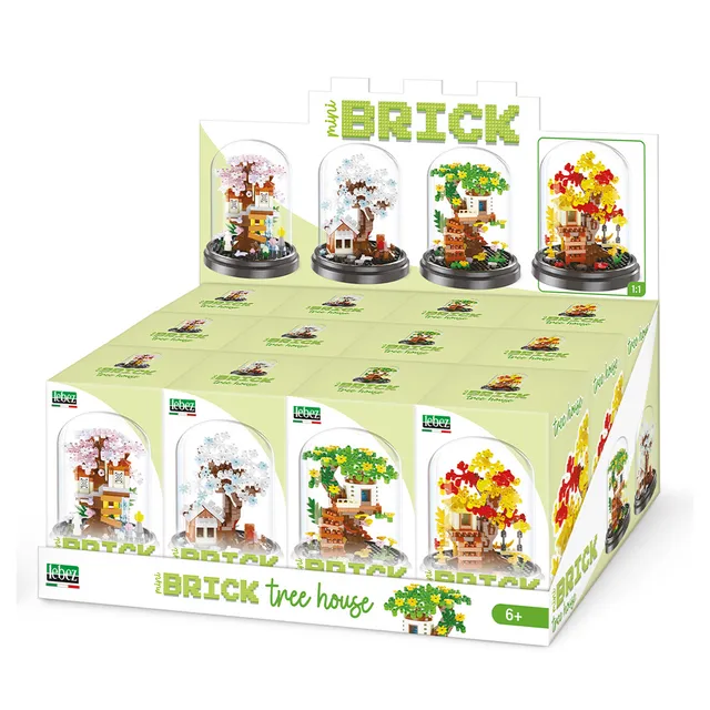 lebez-tree-house-mini-bricks-set-costruzioni-con-case-protettiva-4-design image 1