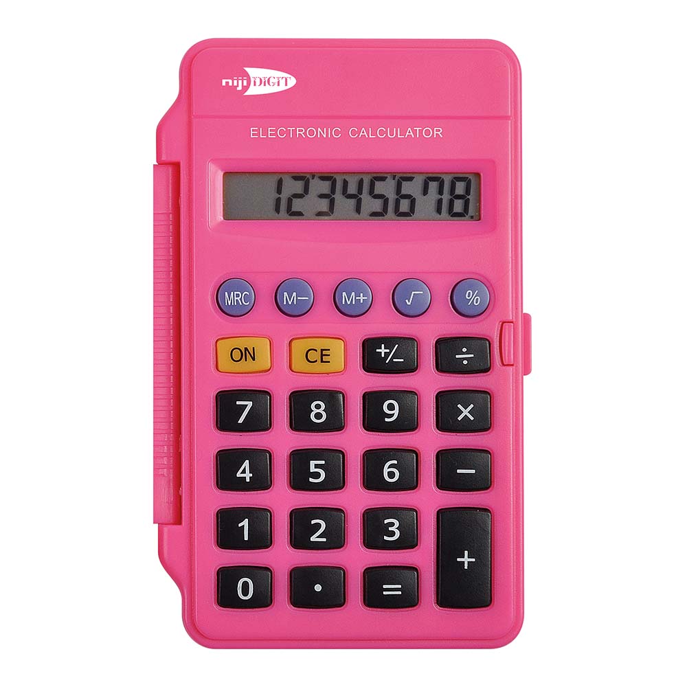 lebez-niji-digit-calcolatrice-tascabile-fluo-8-cifre image 4