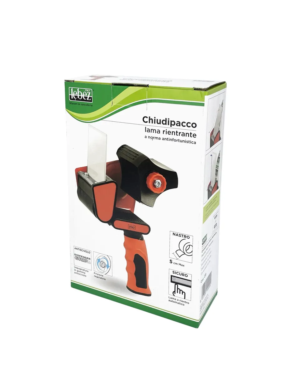 lebez-dispenser-imballaggio-lama-rientrante-50-mm image 1