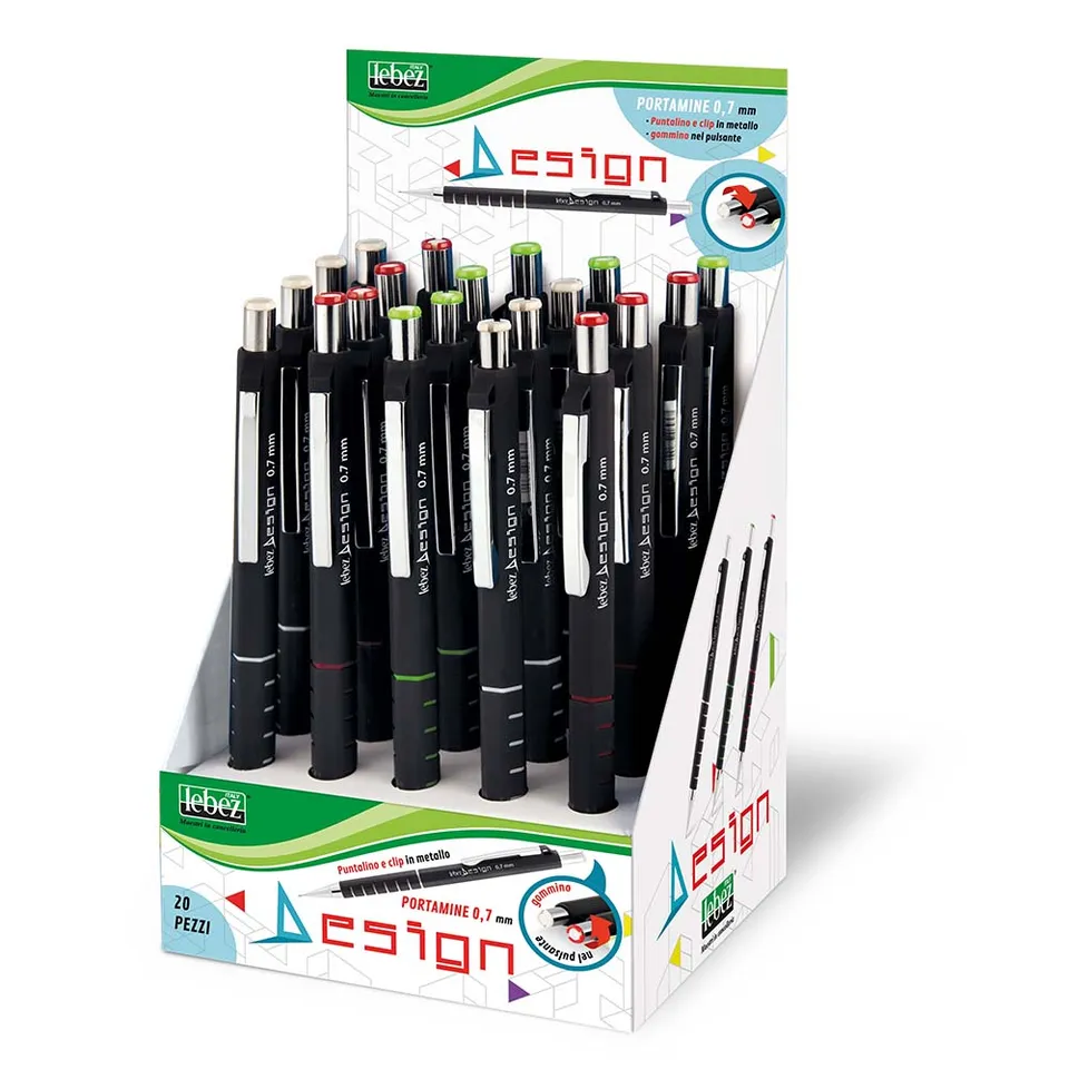 lebez-portamine-0-7-mm-espositore-20-pezzi image 1
