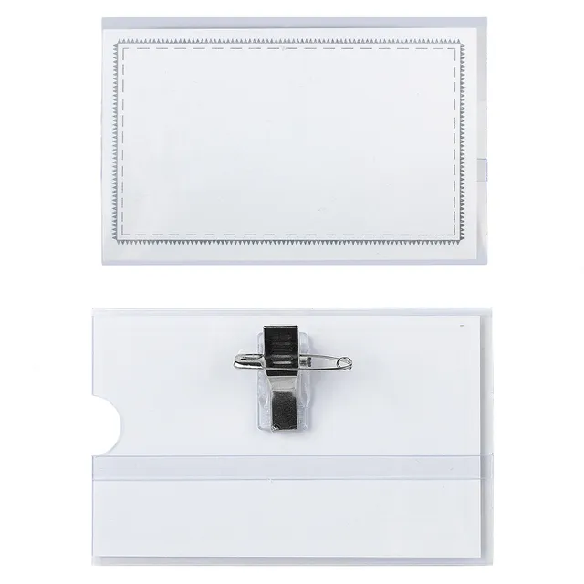 lebez-portabadge-90-x-55-mm-con-clip-confezione-24-pezzi image 1