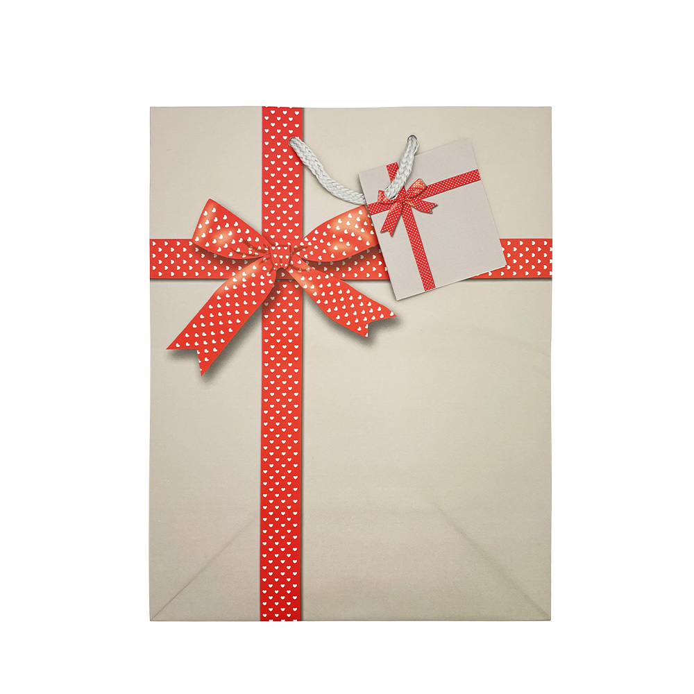 lebez-shopper-merry-christmas-carta-opaca-con-biglietto-auguri image 3