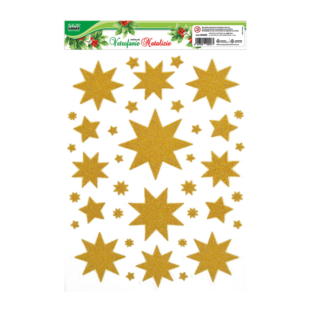 lebez-christmas-window-stickers-glitterati-20x27-cm image 1