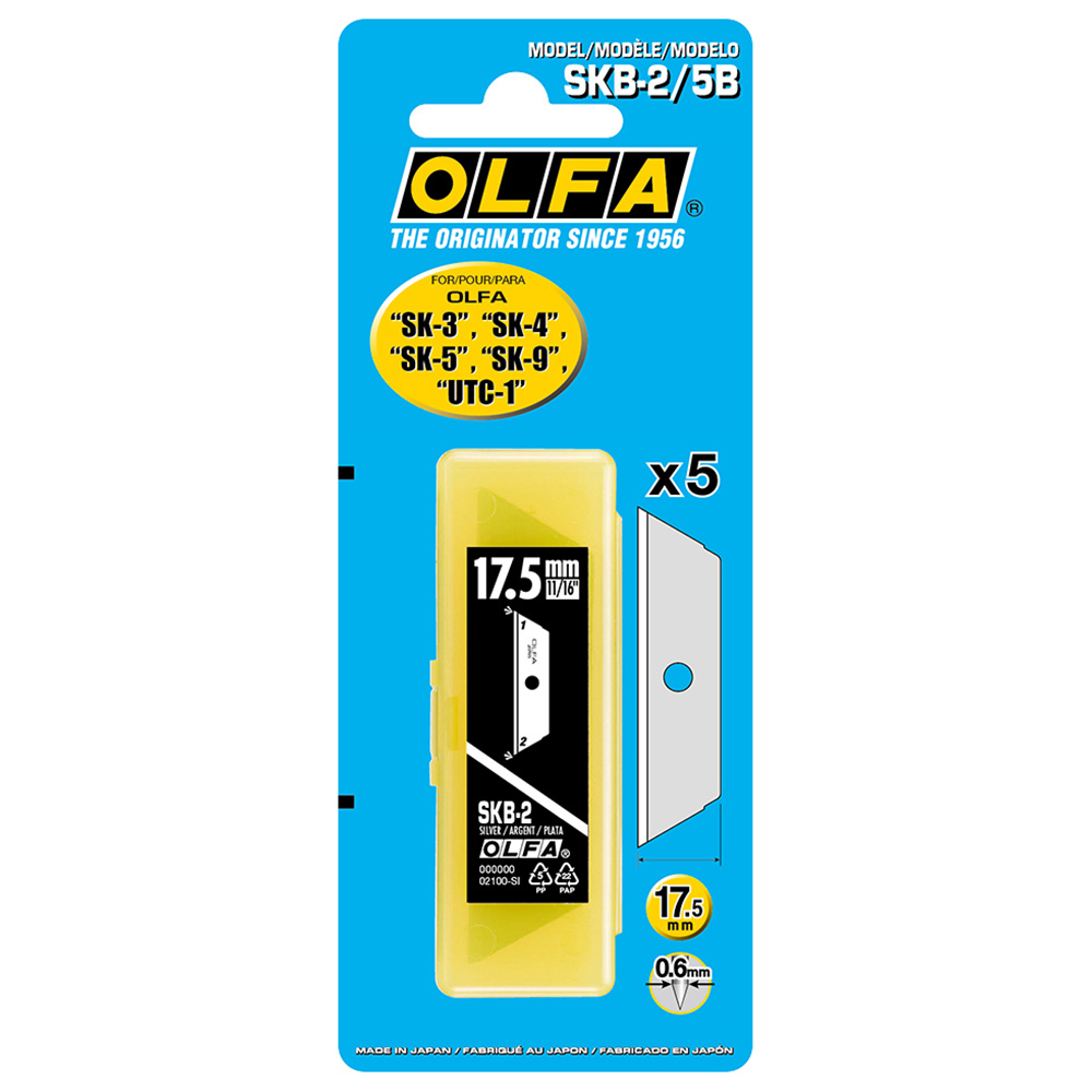 lebez-lama-olfa-18-mm-per-sk-4-blister-5-lame-di-ricambio image 1