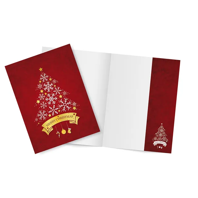 lebez-biglietto-natale-con-dettagli-dorati-e-busta image 1
