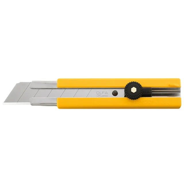 olfa-cutter-lebez-lama-25-mm-inox-impugnatura-gommata image 1