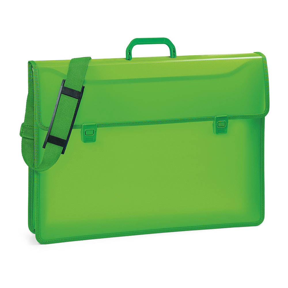 lebez-cartella-portadisegni-neon-52x37x8-cm-con-manico-pp image 1
